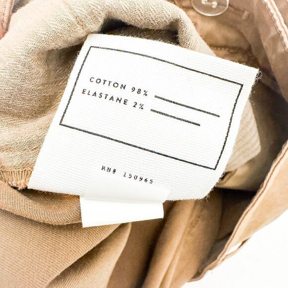 AYR Khaki Wide Leg Cropped Denim Jeans Size 10 - Picture 7 of 8